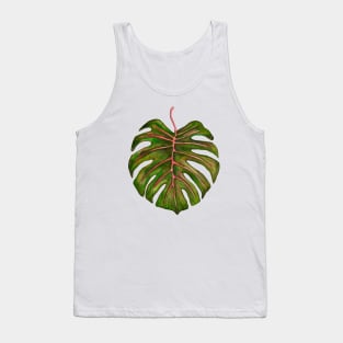 Big monstera leaf Tank Top